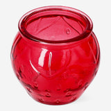 Strawberry tealight holder for home decor, featuring a cute strawberry design by Flying Tiger Copenhagen.
