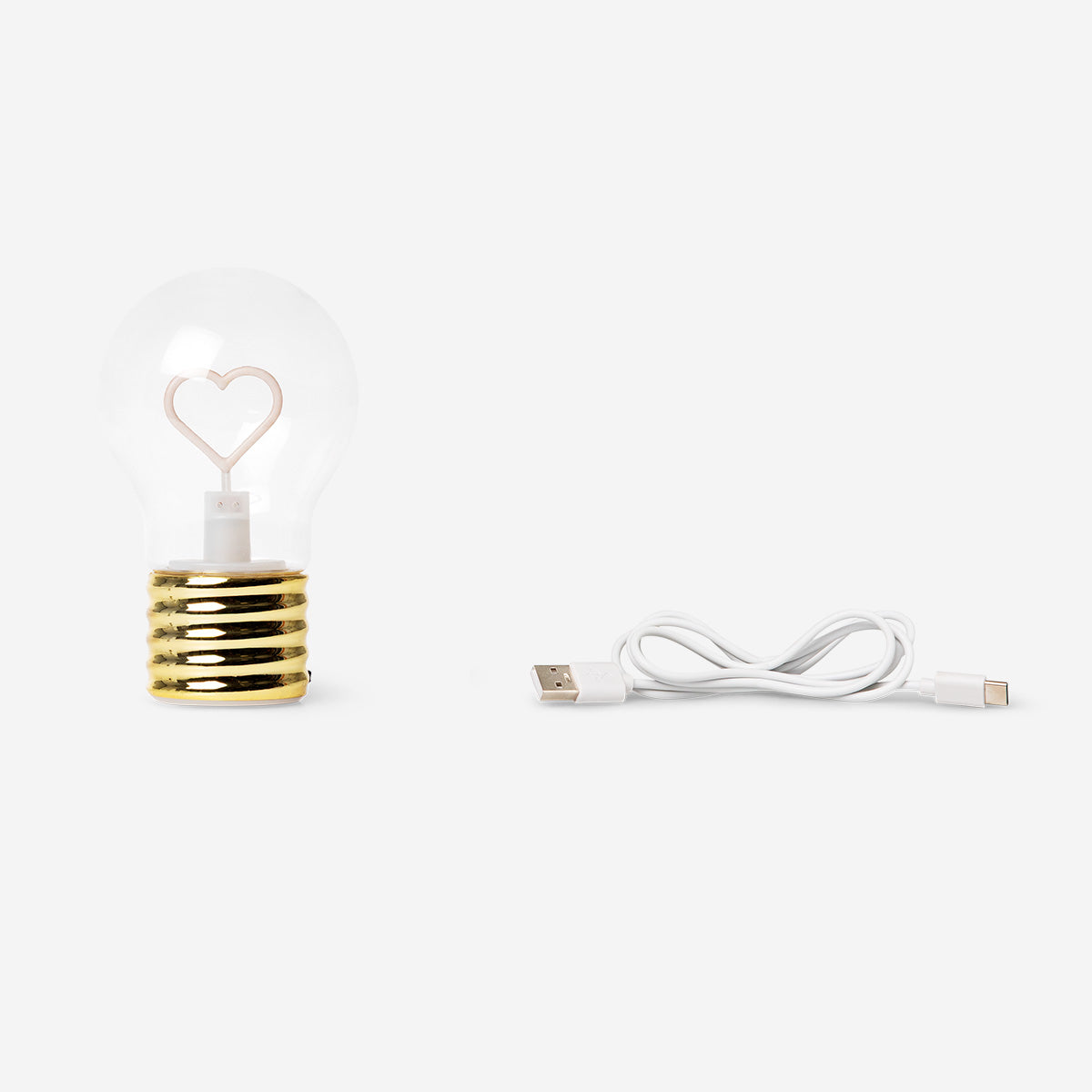 Cosy lamp - Light bulb with heart