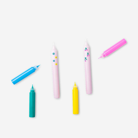 Candle Paint Markers - 4 stuks