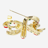 Candy Cane Bow Brooch Personal care Flying Tiger Copenhagen 