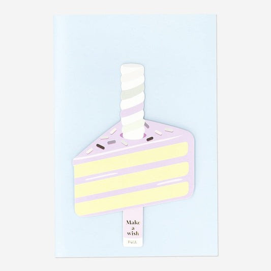 Carte. Gâteau d'anniversaire