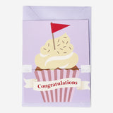 Card with cupcake motif and envelope Party Flying Tiger Copenhagen 