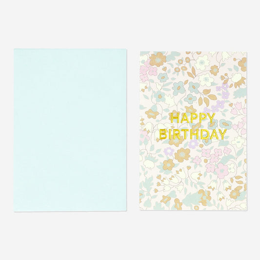Card with envelope. Happy Birthday