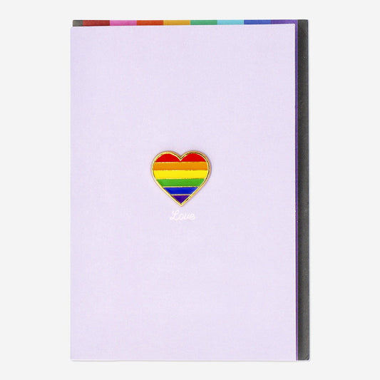 Card cu plic. Pride inimă