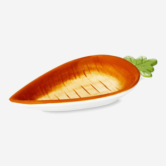 Carrot shaped serving dish - Medium