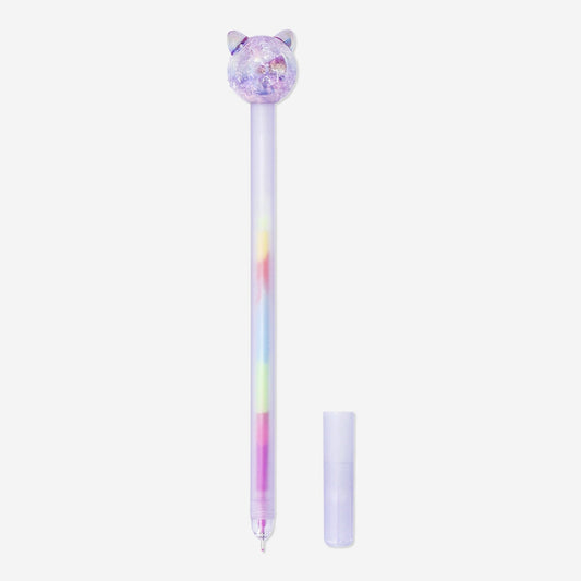 Cat-Shaped Multi Ink Gel Pen