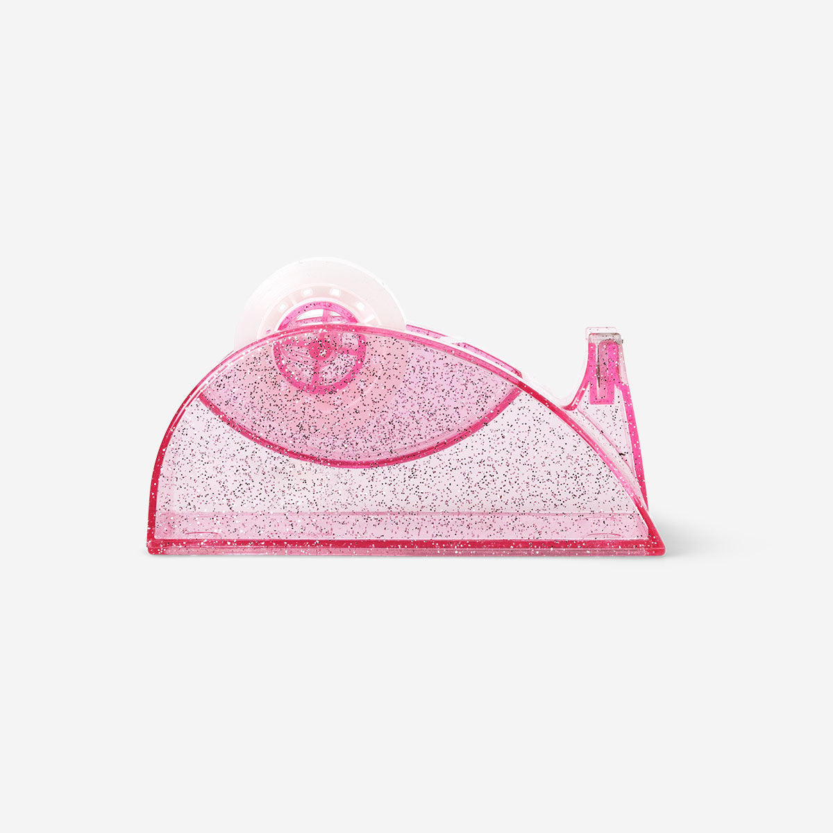 Pink glitter tape dispenser