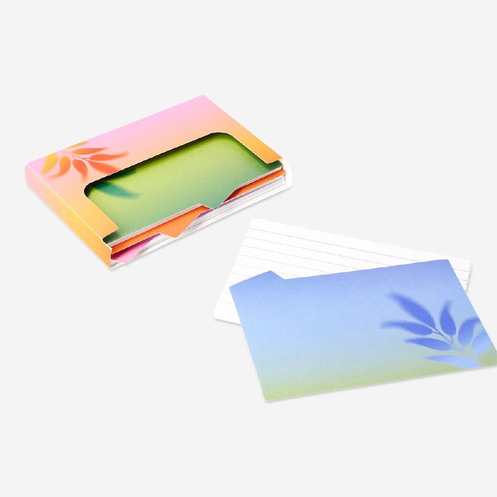 Flying Tiger Copenhagen office flash cards with dividers, featuring colorful labels and organized for efficient workspace management.