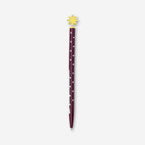 Gold star topper ballpoint pen from Flying Tiger Copenhagen, sleek office pen with decorative star accent.