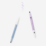 Set of 6 erasable highlighters from Flying Tiger Copenhagen, ideal for office use with vibrant colors and easy erasing feature.