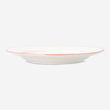 Heart-shaped 21 cm ceramic plate from Flying Tiger Copenhagen for kitchen or table use.