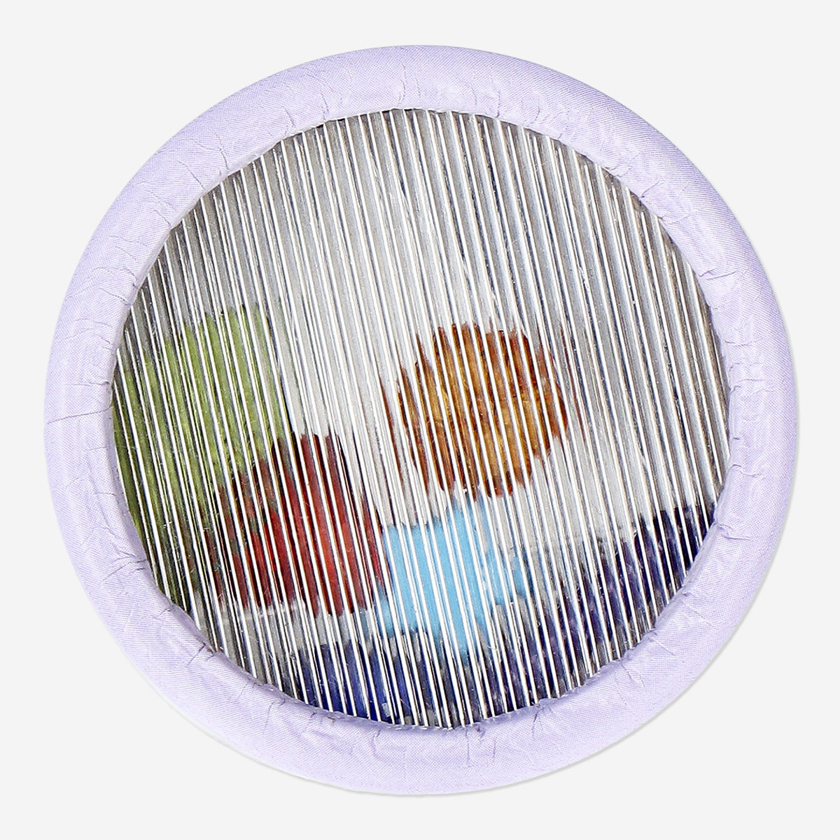 Colorful Flying Tiger Copenhagen kaleidoscope toy with intricate patterns and reflective surfaces for visual entertainment.