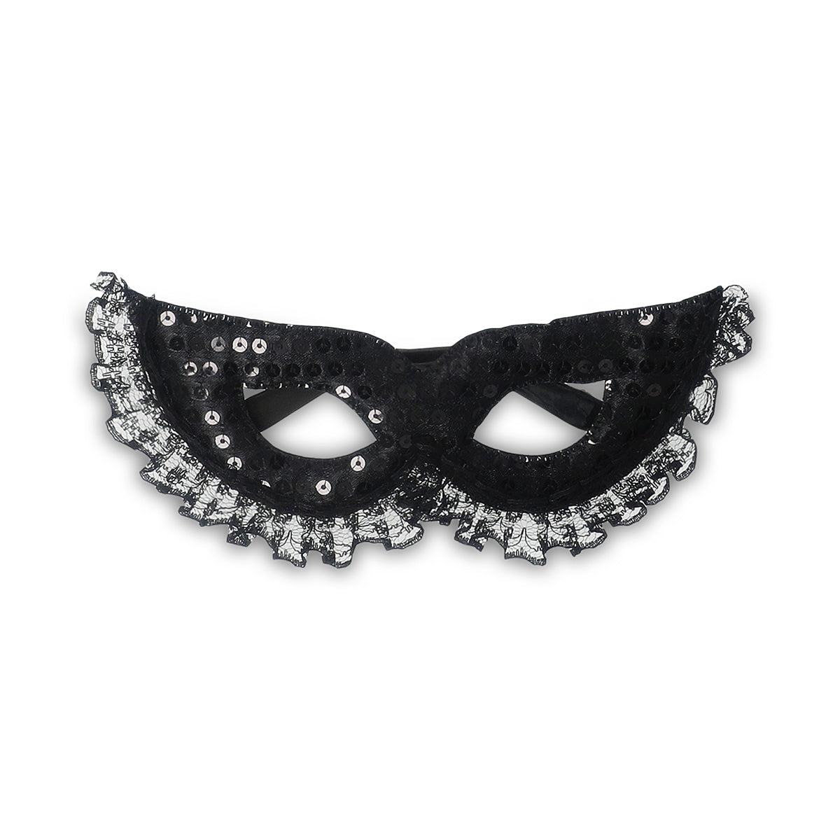 Black lace party glasses for adults by Flying Tiger Copenhagen, featuring intricate lace design for fun celebrations.