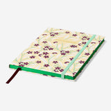 Flying Tiger Copenhagen A5 floral notebook with colorful floral cover, ideal for office or note-taking use.