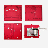 Flying Tiger Copenhagen DIY music box gadget with colorful components and small mechanical parts for crafting a personalized music box.