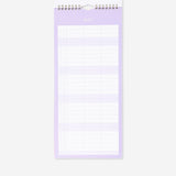 Blue hanging office monthly calendar for 2027 by Flying Tiger Copenhagen, featuring large dates and organized layout.