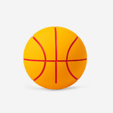 Flying Tiger Copenhagen basket bouncing ball toy, colorful rubber ball designed for bouncing and outdoor play.