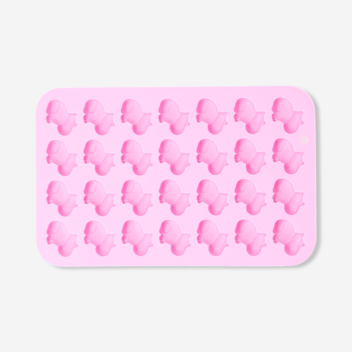 Mini capybara ice cube tray from Flying Tiger Copenhagen showing silicone mold with small capybara-shaped ice cubes.