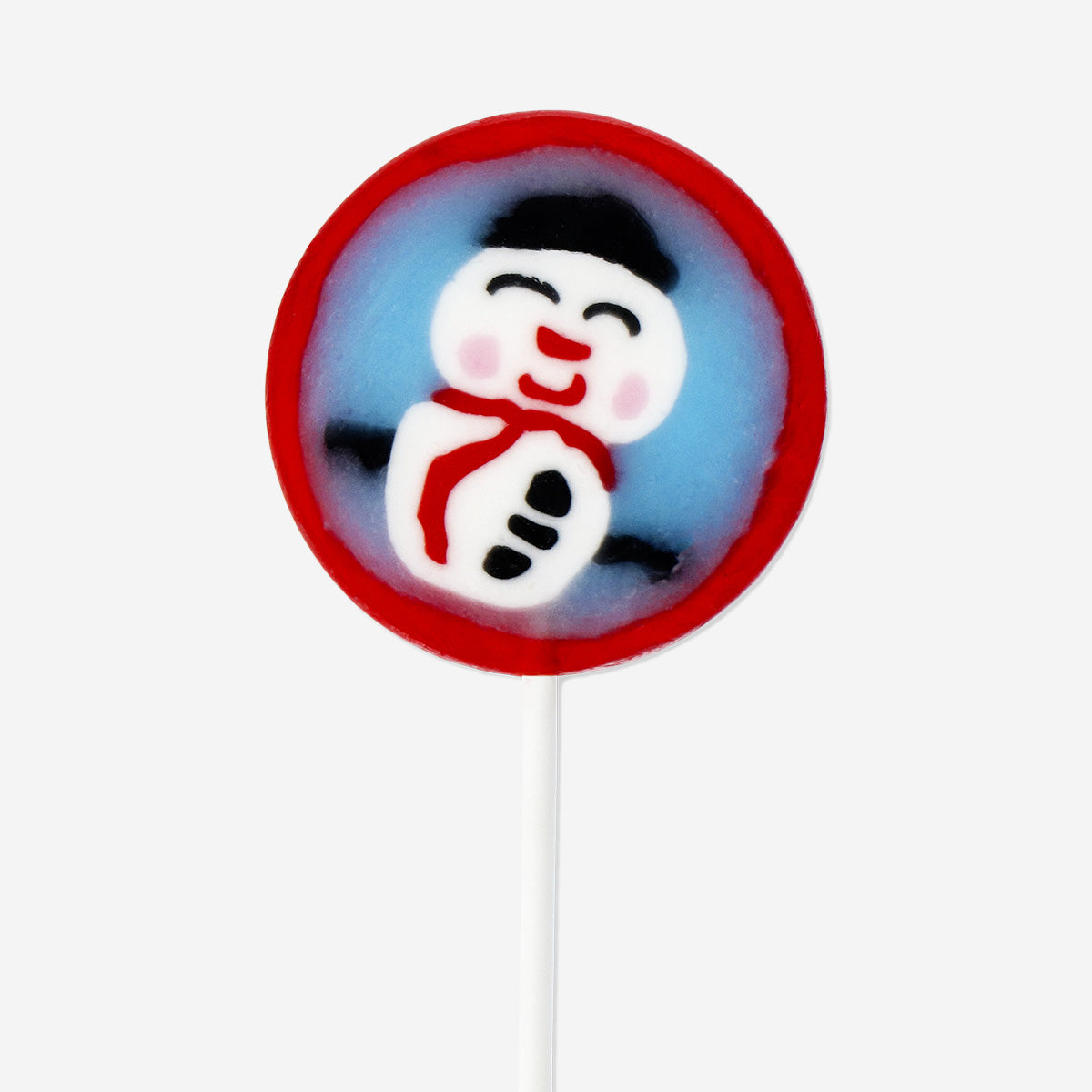 Snowman lollipop - Apple flavour
