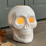 Ceramic skull LED candle holder - 17 cm Home Flying Tiger Copenhagen 
