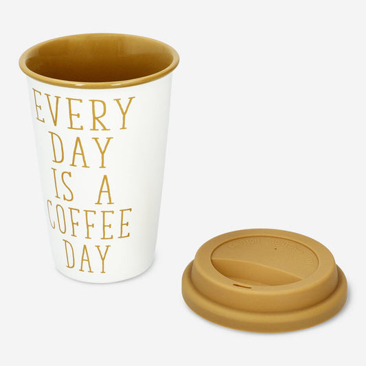 Ceramic travel mug