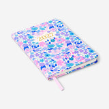Flying Tiger Copenhagen B6 floral weekly diary 2027 for office use, featuring colorful floral cover design.