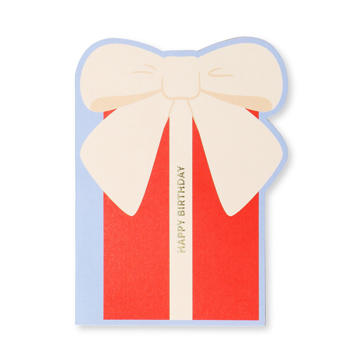 Flying Tiger Copenhagen birthday card with pop-up gift design, perfect for office celebrations and special occasions.