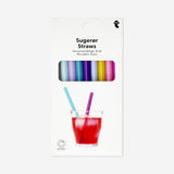 Set of 8 reusable cocktail straws from Flying Tiger Copenhagen, colorful party straws for drinks and celebrations.