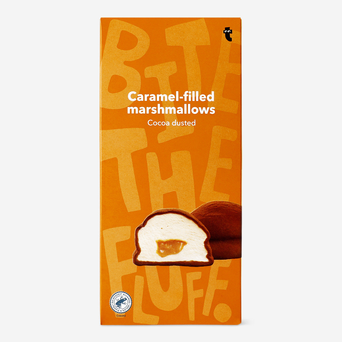 Marshmallow con ripieno al cacao