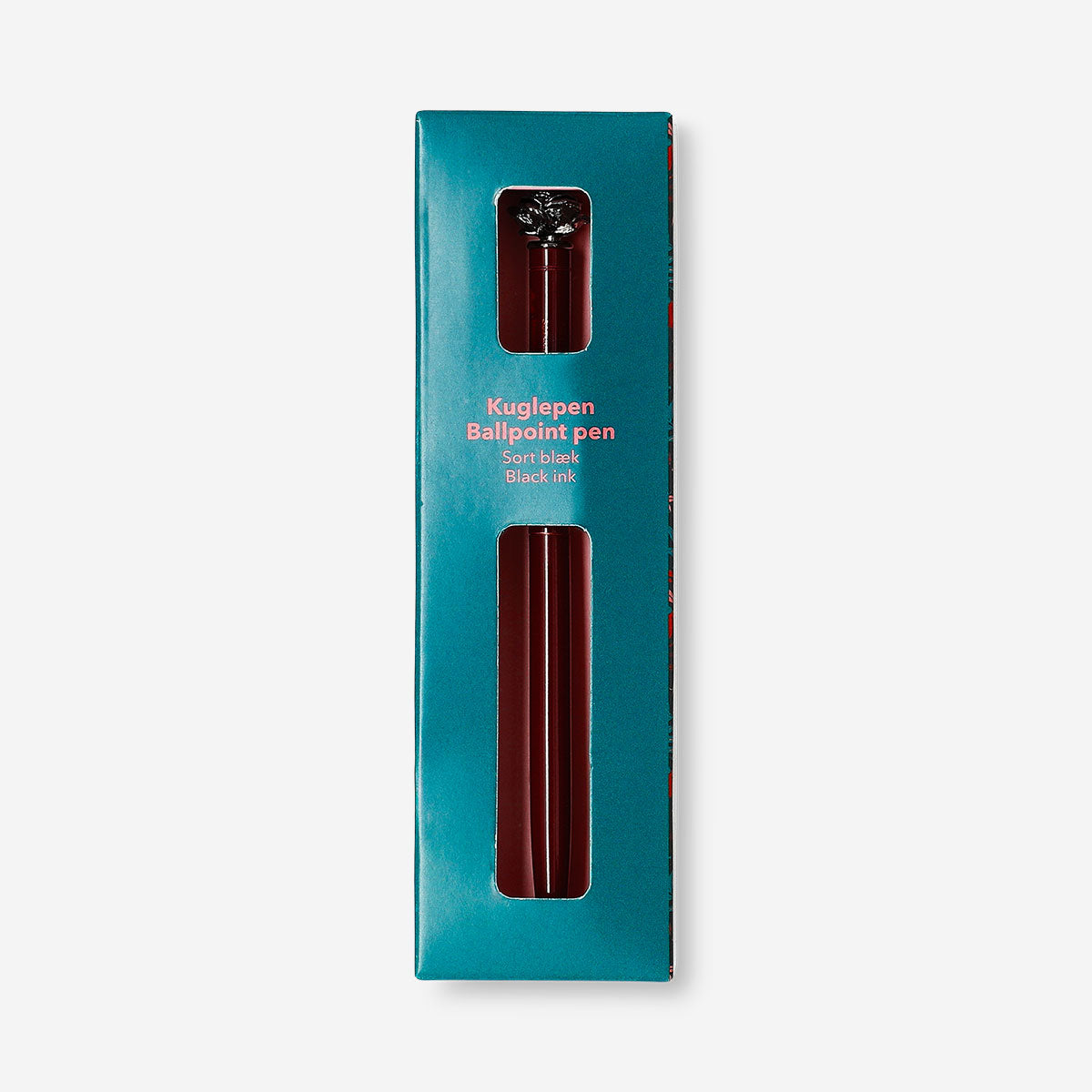 Metal rose ballpoint pen from Flying Tiger Copenhagen, sleek office pen with a decorative rose design for writing or gifting.