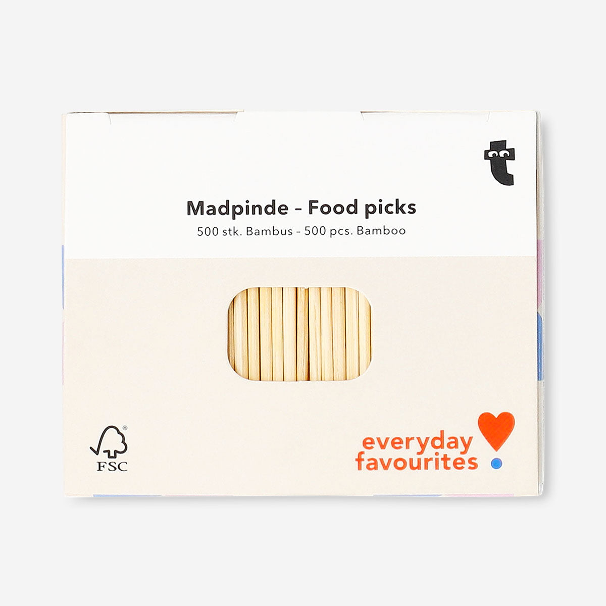 Set of 500 bamboo food picks for parties, featuring natural bamboo sticks ideal for appetizers and finger foods.