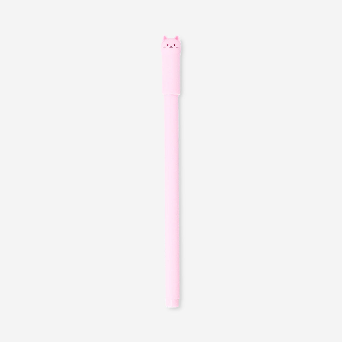 Pink cat-themed ballpoint pen from Flying Tiger Copenhagen, designed for office use with a playful feline detail.