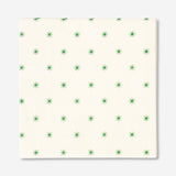 Set of 16 party napkins featuring green stars, by Flying Tiger Copenhagen, perfect for celebrations and festive table settings.