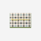 Checkered birthday card office Flying Tiger Copenhagen 