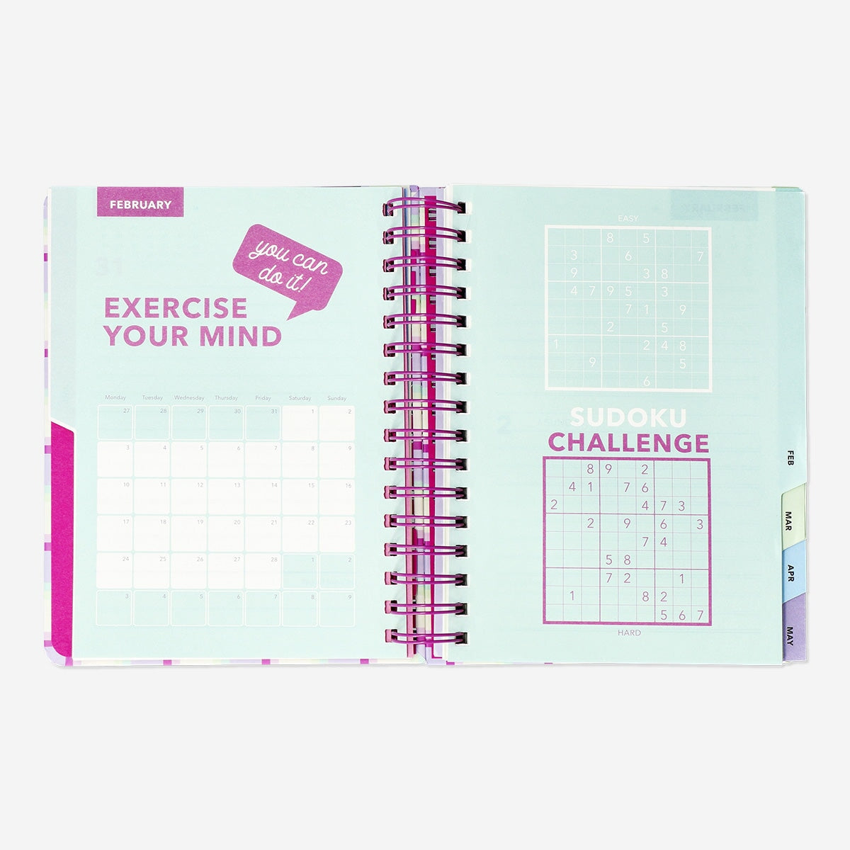 Checkered Study Planner - English Office Flying Tiger Copenhagen 