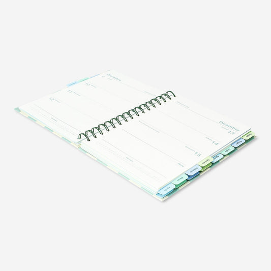 Checkered Study Planner - Italienisch