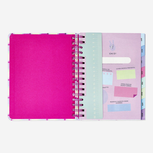 Checkered Study Planner - Italian