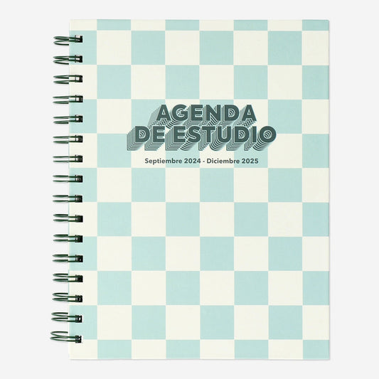 Checkered Study Planner - Spanisch