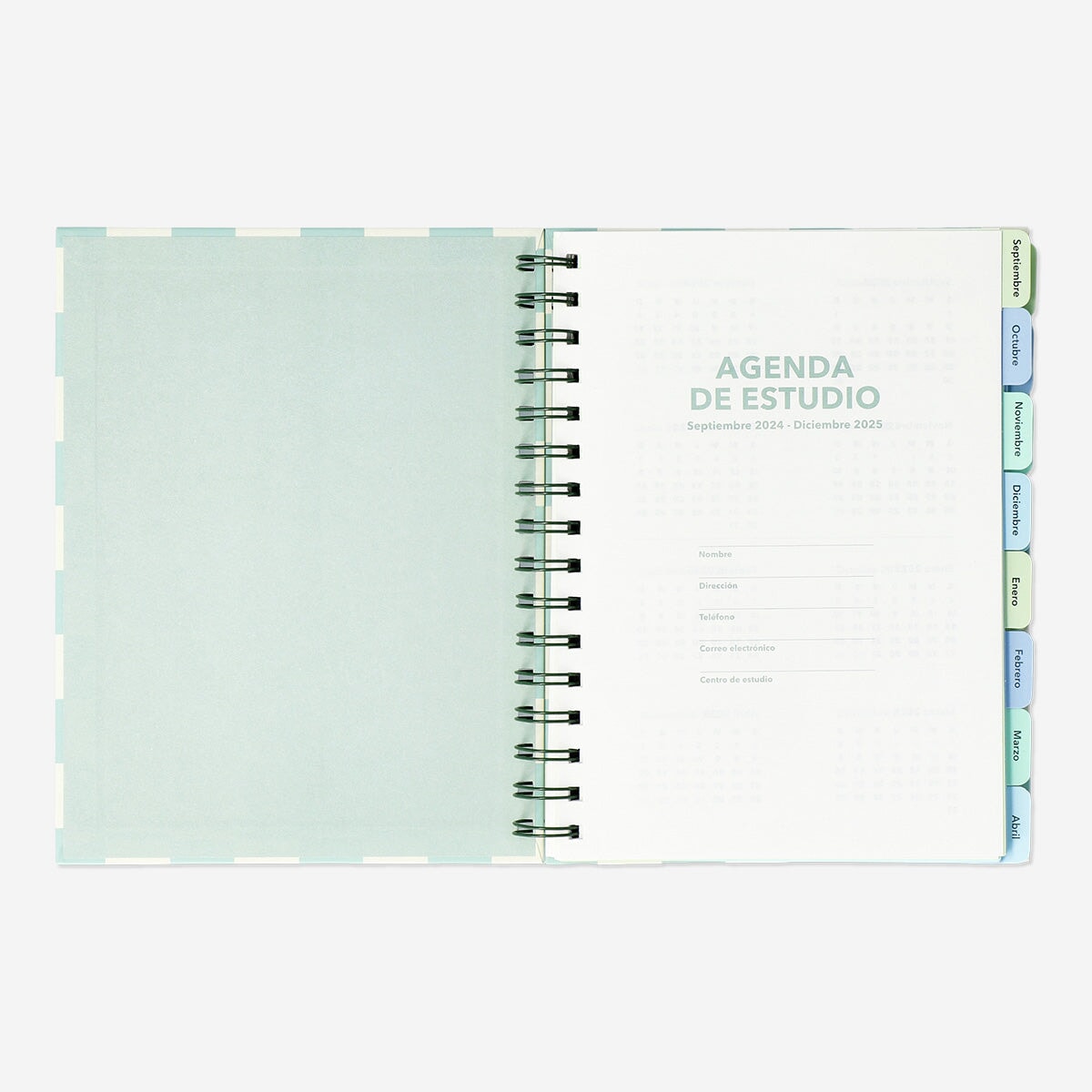 Checkered Study Planner - Spanish Office Flying Tiger Copenhagen 