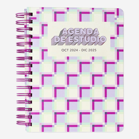 Checkered Study Planner - Spanisch