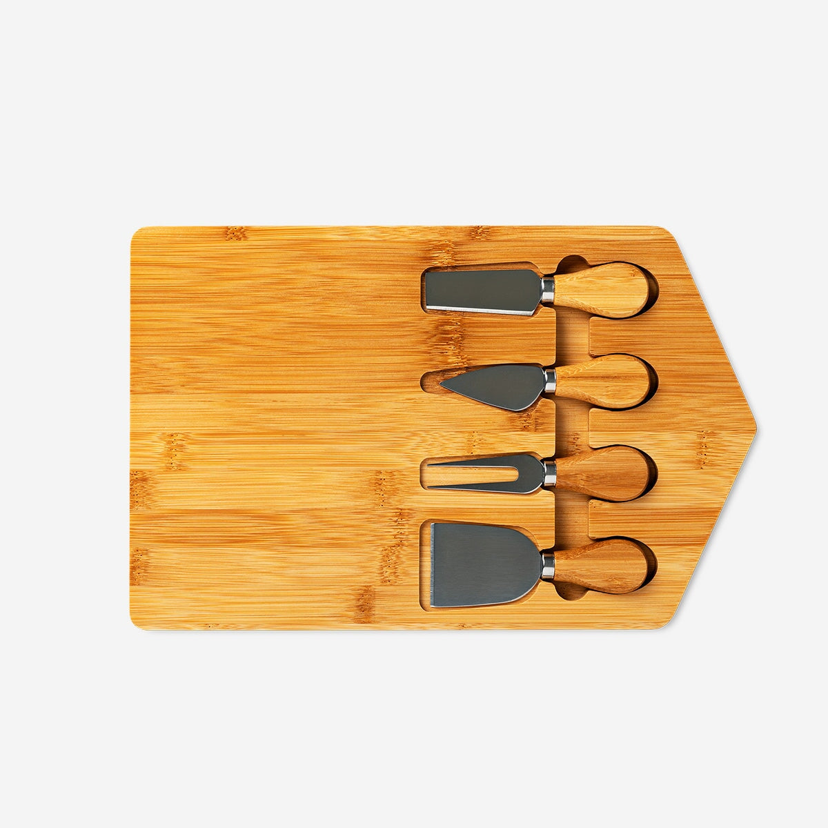 Bamboe Kaasset - 5-delig Dienblad & Gereedschap | Cadeaus voor