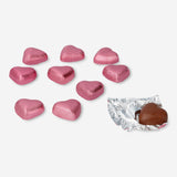 Chocolate hearts in net with milky cream filling Food Flying Tiger Copenhagen 