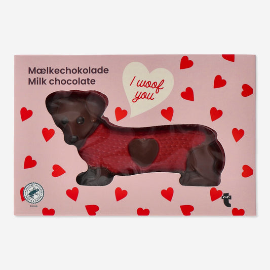 Schoko-Valentins-Hund