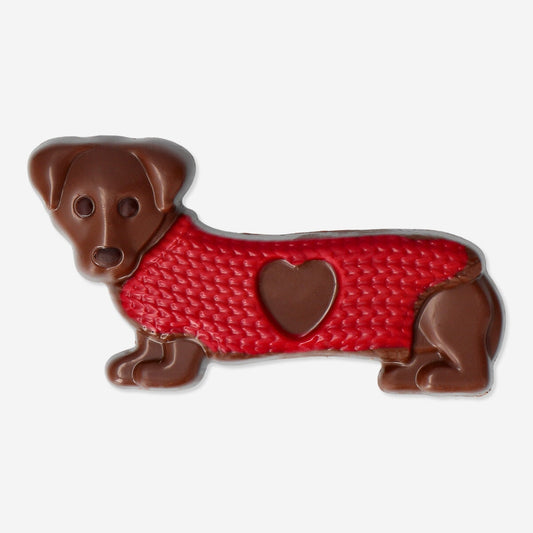Schoko-Valentins-Hund