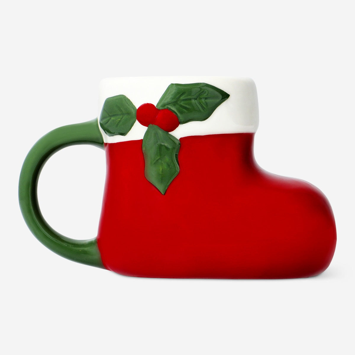 Christman Stocking-Shaped Mug - 420 ml Kitchen Flying Tiger Copenhagen 