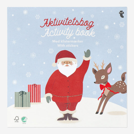 Weihnachts-Aktivitätsbuch mit Aufklebern