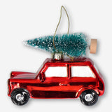 Christmas bauble. Car with Christmas tree Home Flying Tiger Copenhagen 