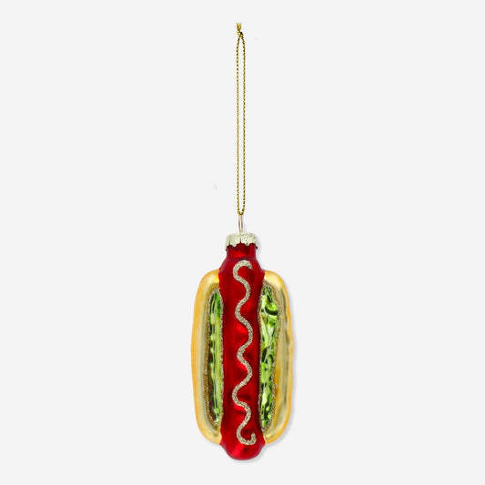 Kerstbal. Hotdog