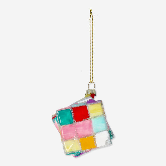 Christmas bauble. IQ cube