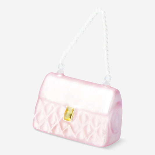 Weihnachtskugel - Rosa Handtasche